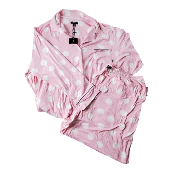 Simply Vera Vera Wang Other - Simply vera wang polka dot pink Pajama lounge set womens 3X nwt